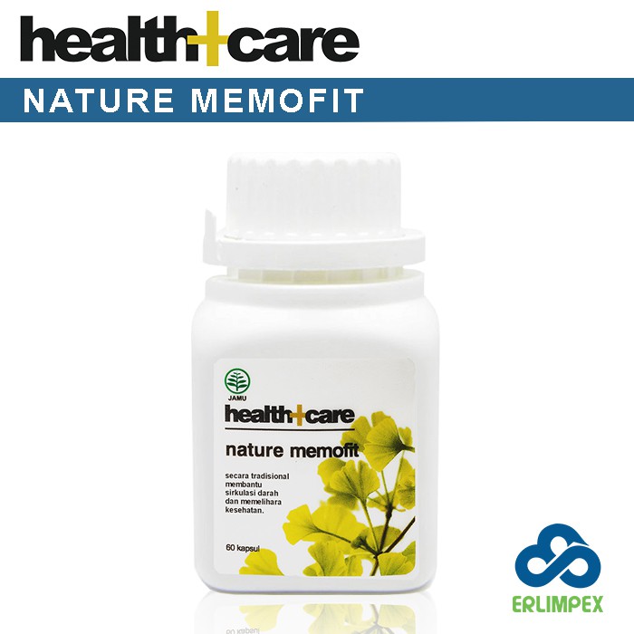 Health+Care Nature Memofit Suplemen Otak Ekstrak Ginkgo Biloba - Botol 60 Kapsul