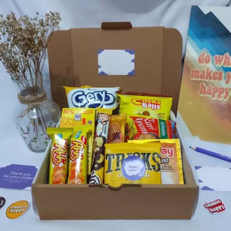 

SNACK BOX GIFT/KODE YELLOW/KADO ULTAH/ KADO WISUDA