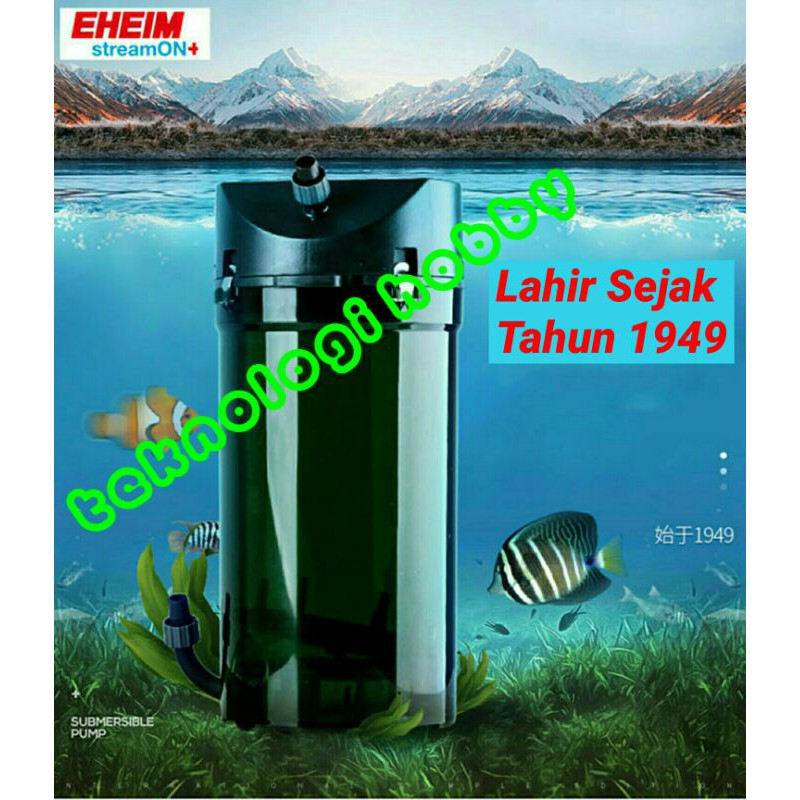 Filter Saringan External Eheim Classic 350 Canister 2215 Paket Lengkap Media