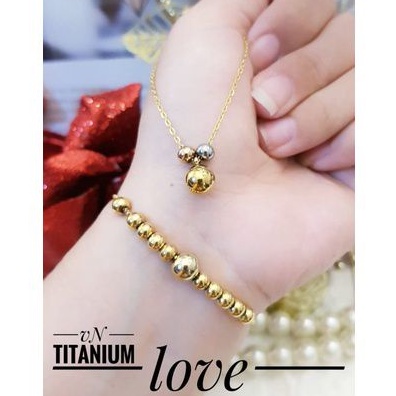 TiTanium set gelang kalung 9287474