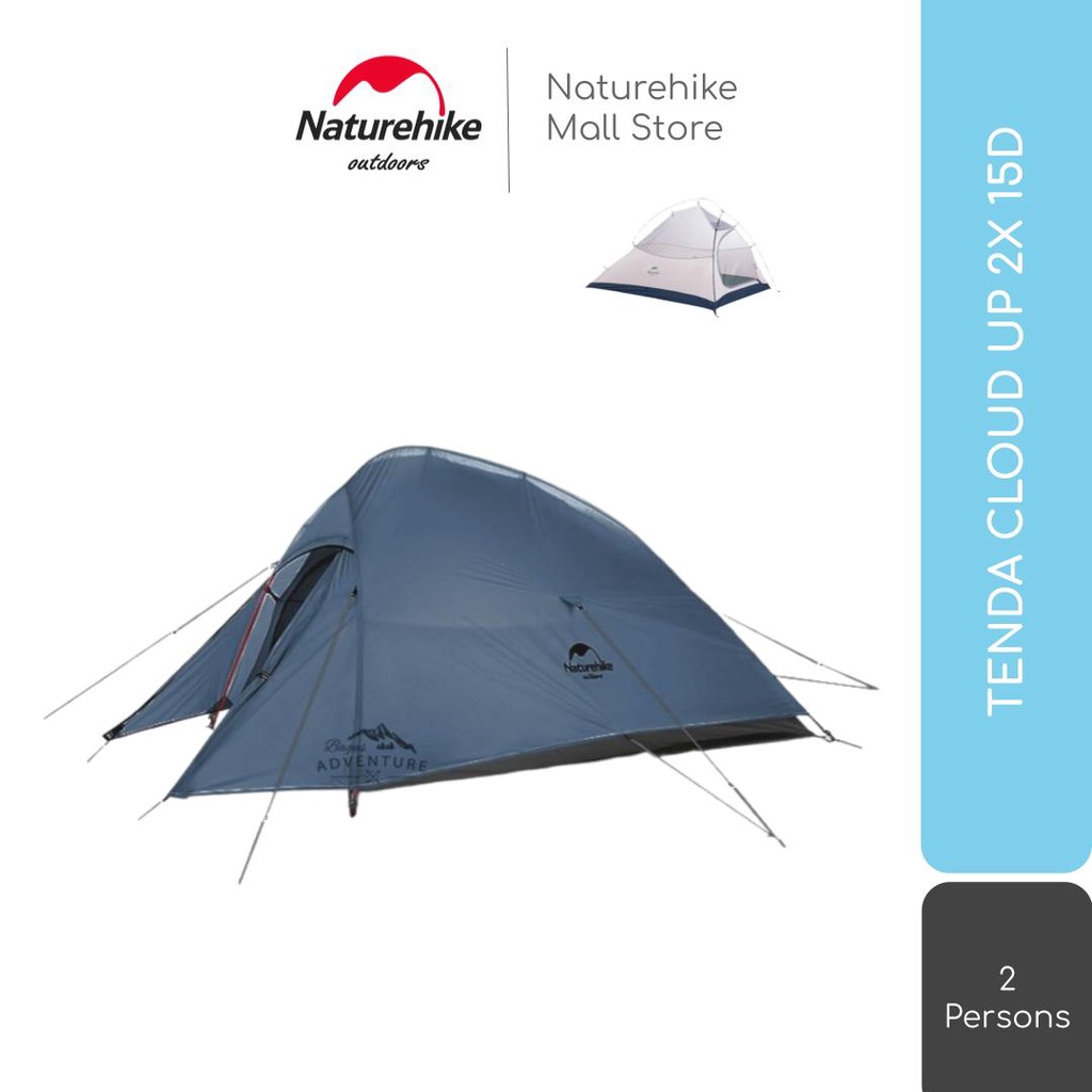 TENDA CLOUD UP 2X 15D 2 ORANG NATUREHIKE NH17T001-T ULTRALIGHT CAMPING