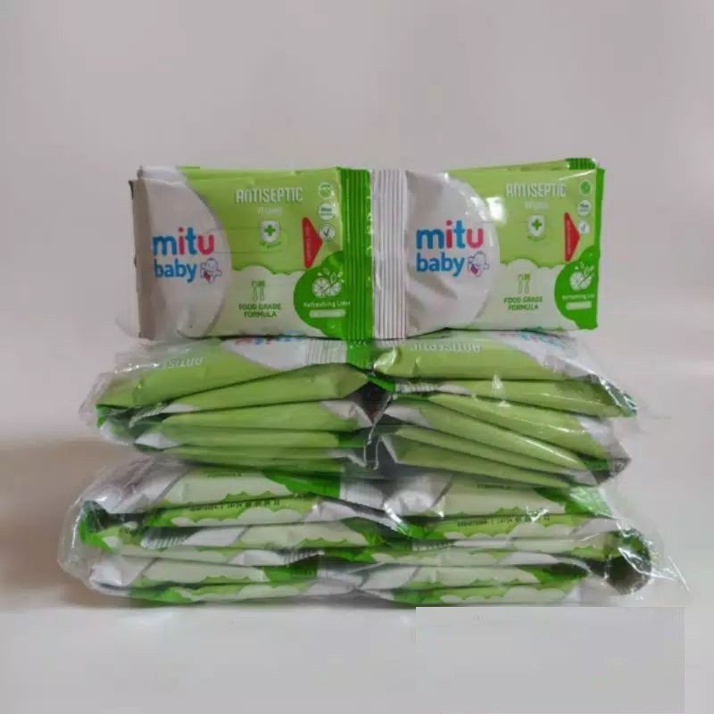 MITU BABY ANTISEPTIC 1 RENCENG isi (12 pcs)