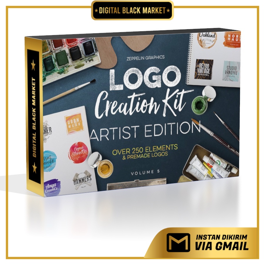 Logo Creation Kit Vol.5 - Adobe Photoshop &amp; Illustrator