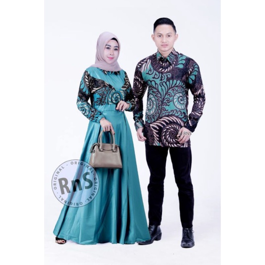 BISA PISAH Batik Couple Keluarga Sania ruffle ori ndoro jowi TERMURAH-2