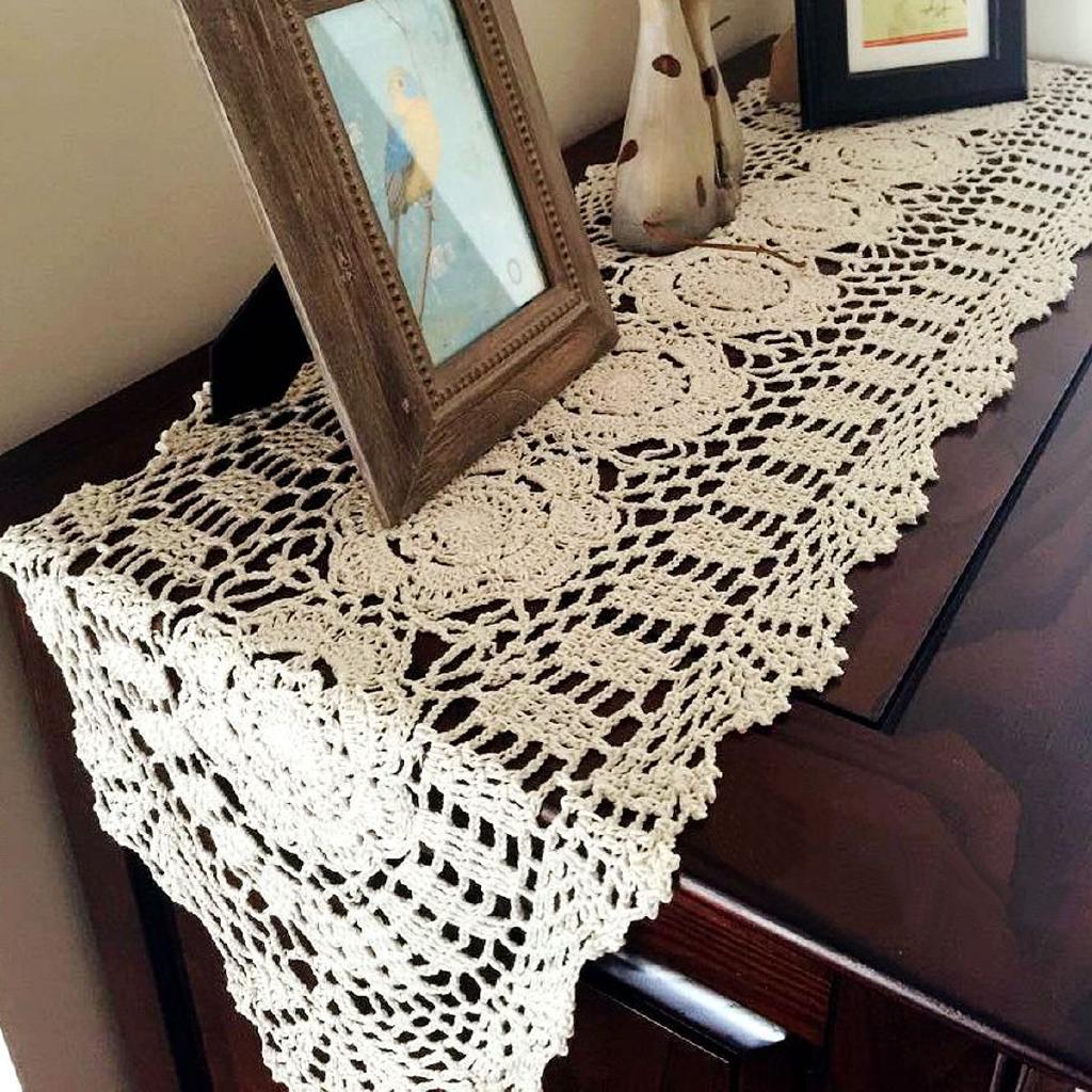 Taplak Meja Model Renda Crochet Hollow Handmade Gaya Taplak Meja Model Renda Crochet Hollow Handmade Gaya