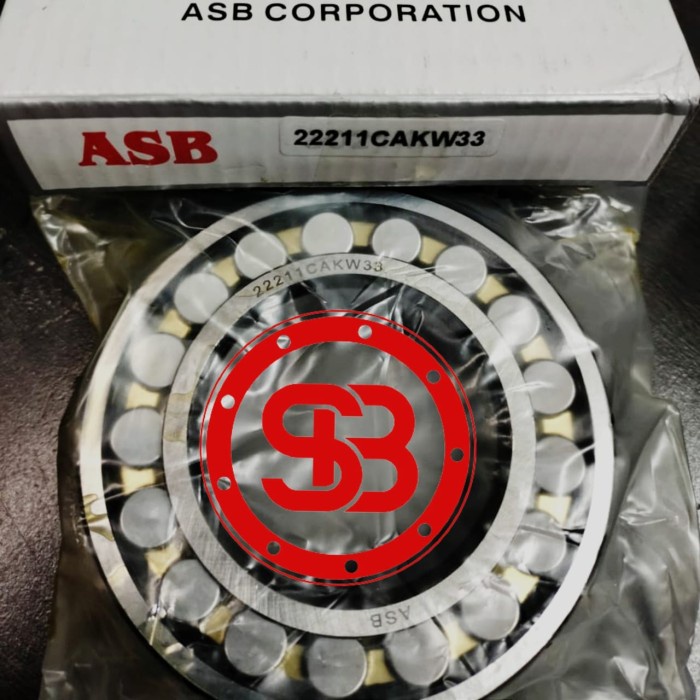 SPHERICAL ROLLER BEARING 22211 CAKW33 ASB (55x100x25)