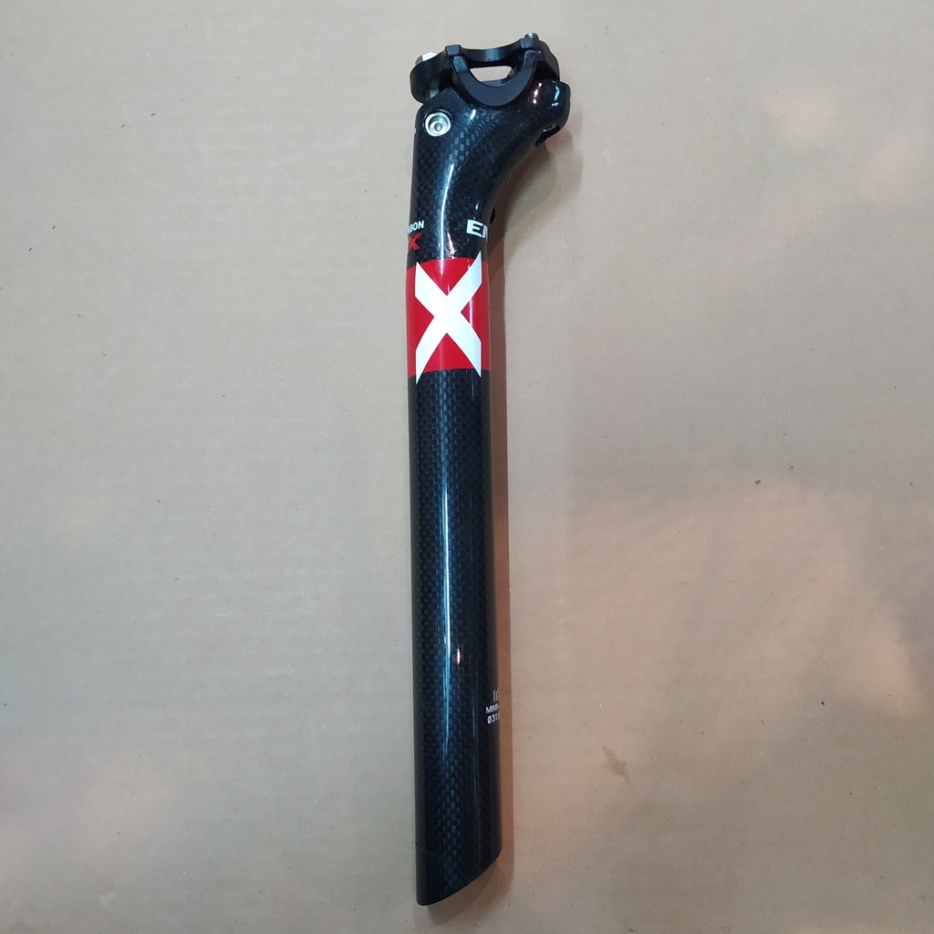 Seatpost Tiang Jok Sepeda Eddy Merckx EMX Carbon Alloy 31.6 300mm 229gr