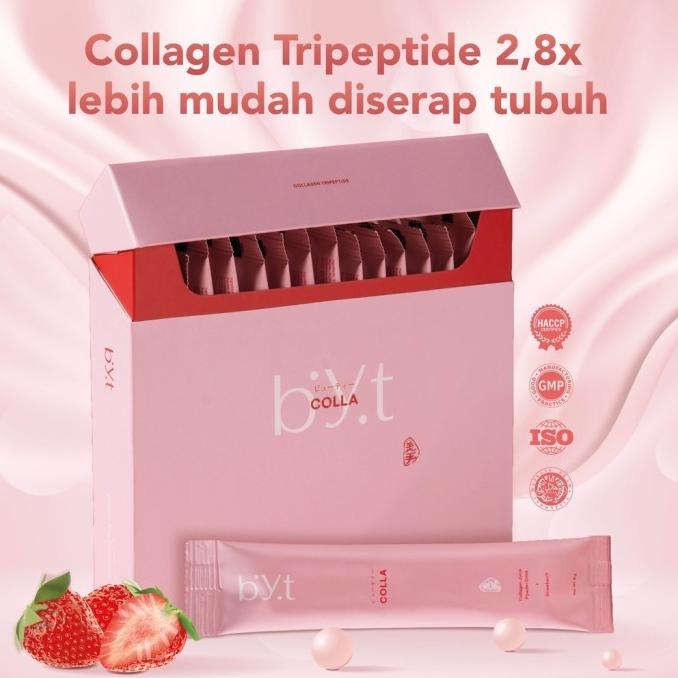 BYT Colla 1 Box 16 Sachet Collagen Drink BYT Cola BPOM Original 100%