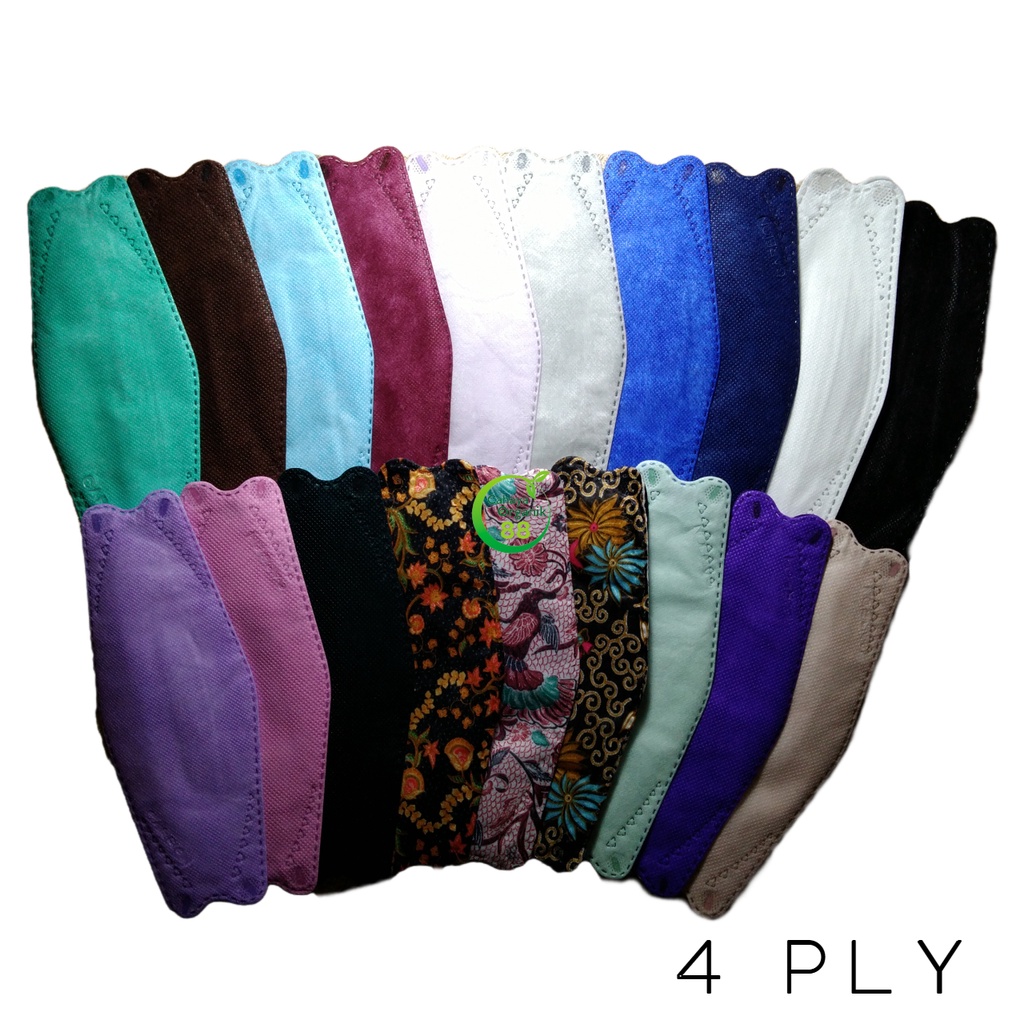 Masker KF94 4 Ply Careion / We Mask Warna Warni 1 Pack Isi 10 Pcs