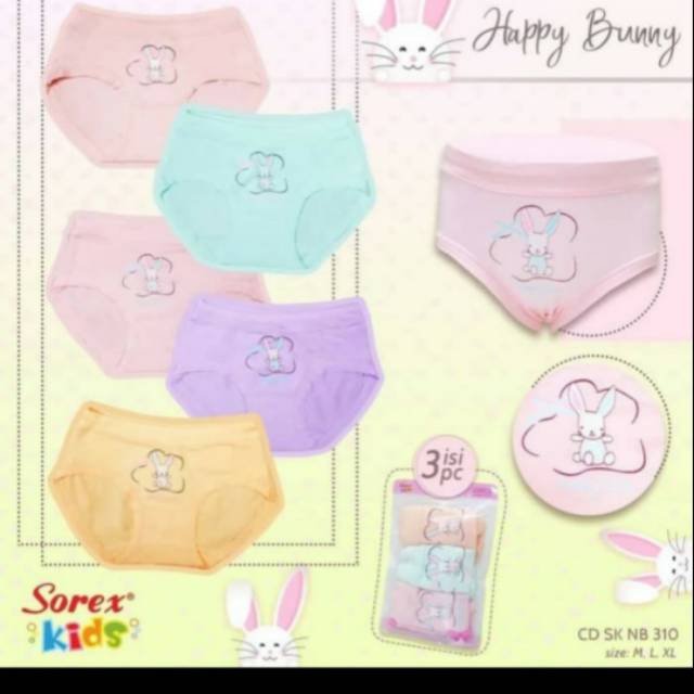 Sorex cd anak perempuan celana dalam anak celana segitiga