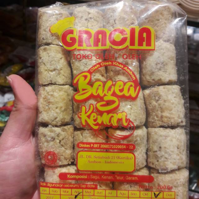 

GRACIA BAGEA KENARI - JAJANAN KHAS AMBON 200 GR