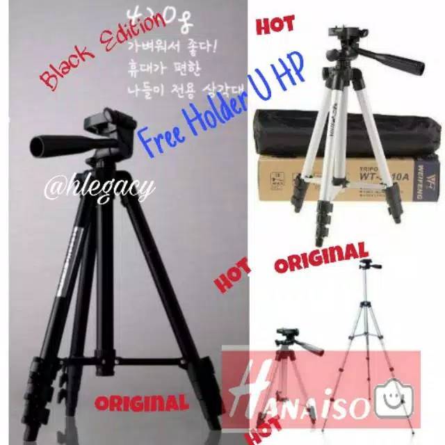 Termurah MEDAN HANAISO Weifeng WT 3110A Tripod 1 Meter 1M untuk HP DSLR Kamera + Gurita