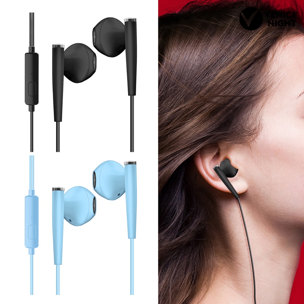 (VNEP) (Berkabel) Earphone In ear Super Bass Ergonomis Dengan Kabel Jack 3.5mm