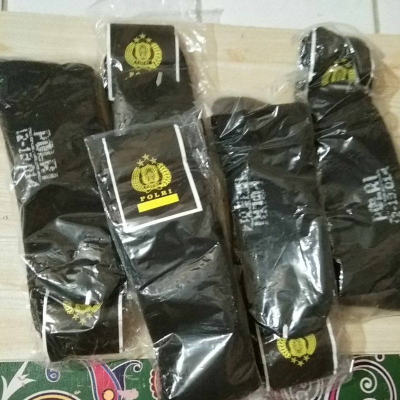 kaos kaki pdl JATAH polri polisi asli Tebal Hitam Gilbert Army Store