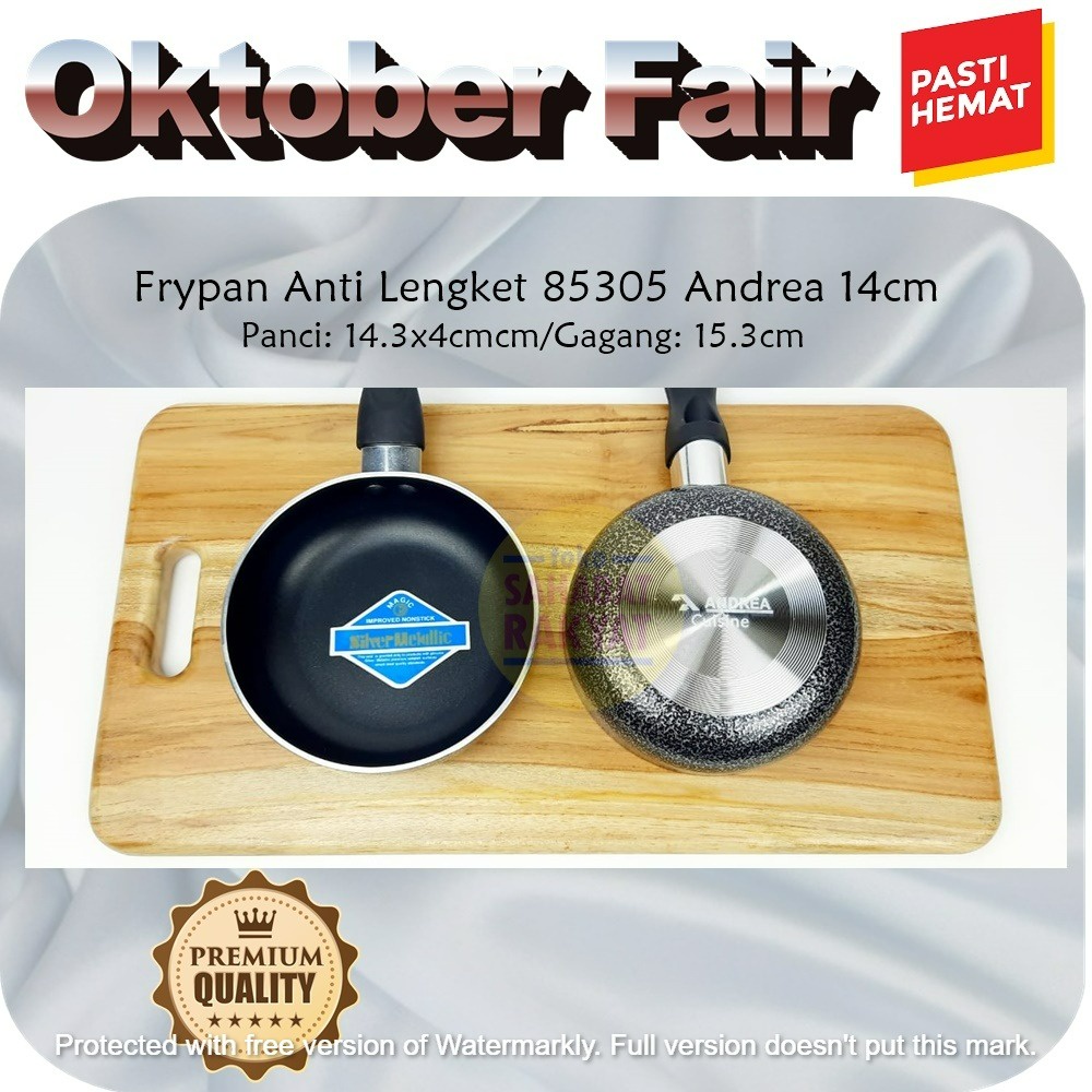 DPRL112R Frypan Anti Lengket 85305 Andrea 14cm