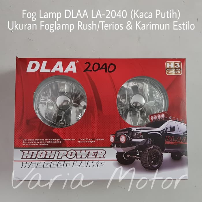 Jual Lampu Kabut / Foglamp Bemper Mobil DLAA LA-2040 (Ukuran Rush-Terios) Flash Sale