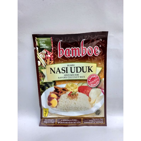 

Bamboe Bumbu Instan Nasi Uduk 50gr