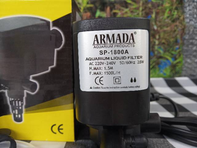 Power Head Aquarium ARMADA AM 1800 A mesin pompa air celup filter aquarium Aquascape hidroponik