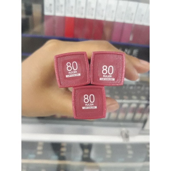 maybelline lipstik super stay mette ink ruler 80