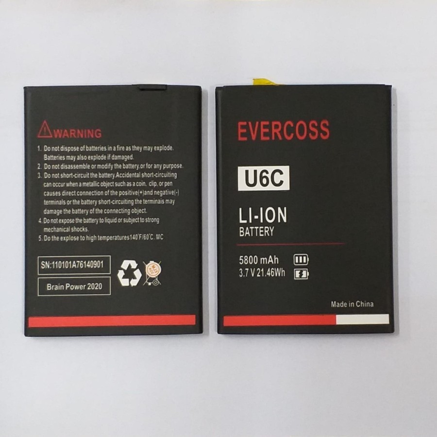 Baterai Evercoss U6C/M6A/M60 Ori
