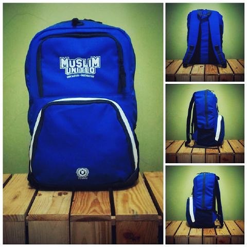 MUSLIM UNITED Backpack bahan canvas