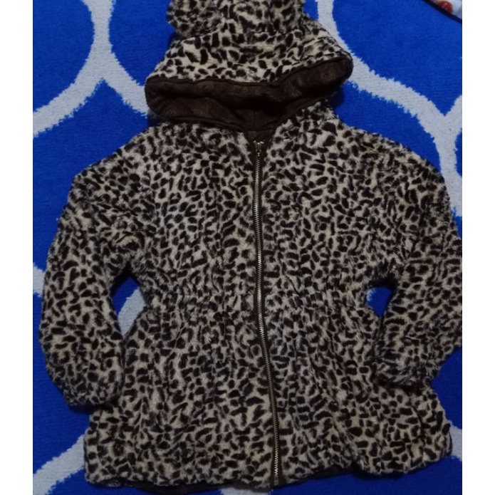Coat / jaket anak unisex karakter leopard preloved mantul