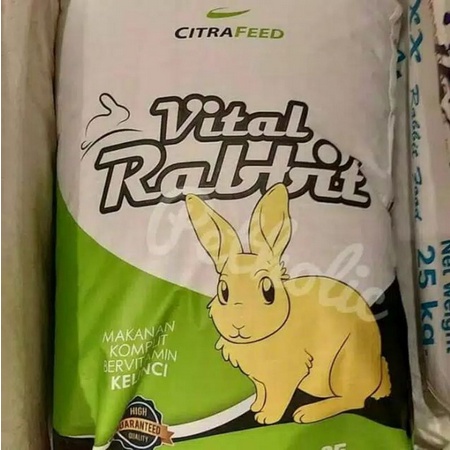 VITAL RABBIT 500gr MAKANAN KELINCI KEMASAN REPACK