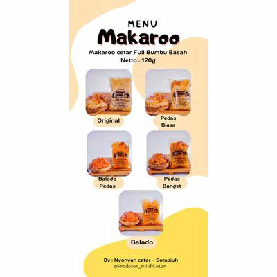 MAKRONI CETAR BUMBU BASAH BY NYONYA CETAR