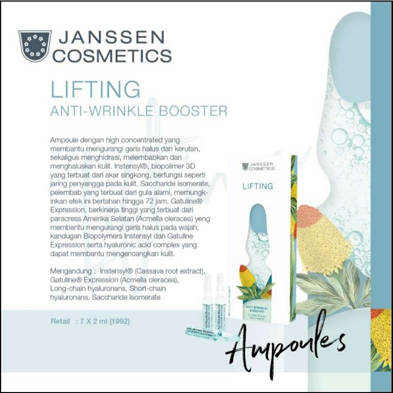 JANSSEN Cosmetics AMPOULES 2mlx7 COLLECTION