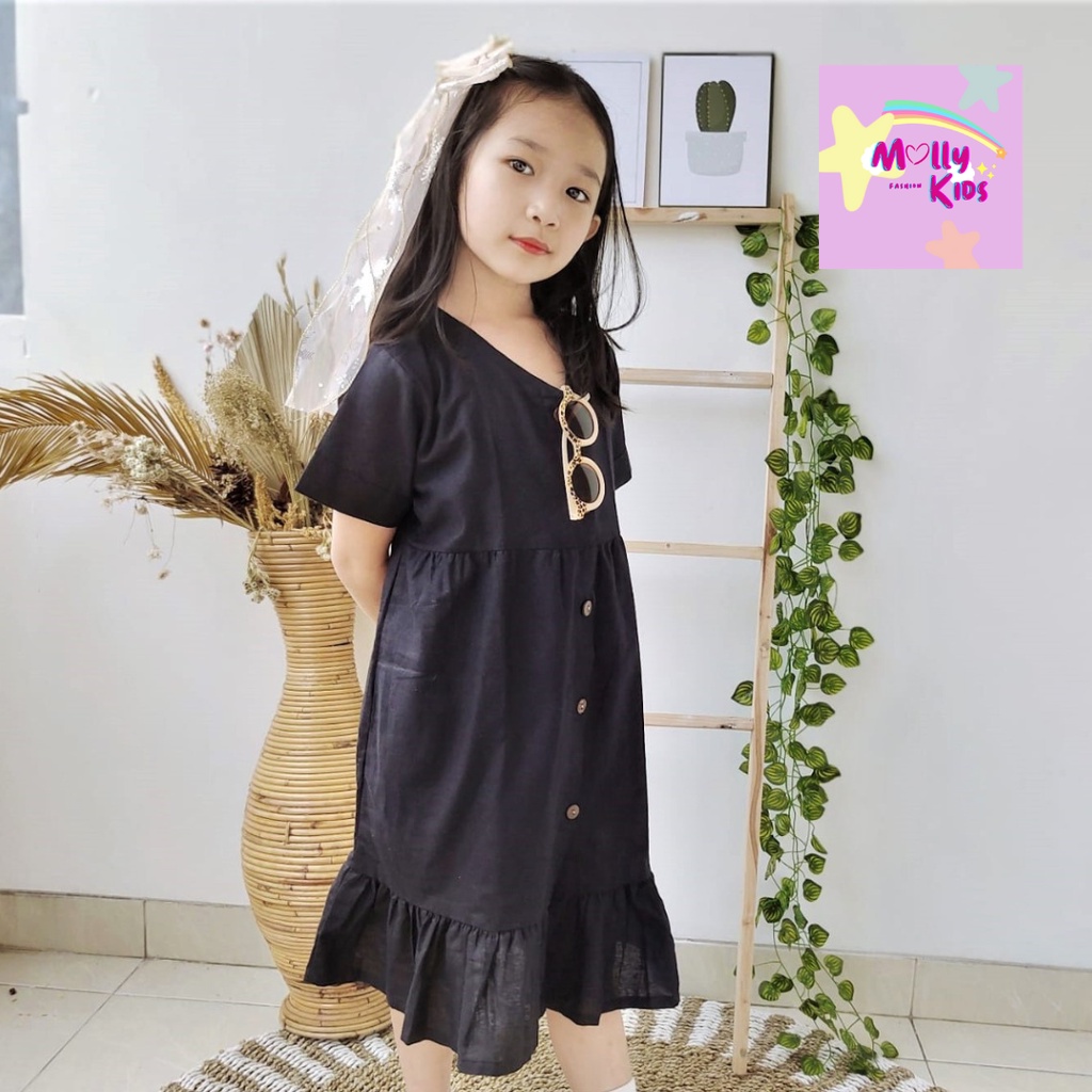 DRESS IYONA/DRESS ANAK/DRESS LINEN