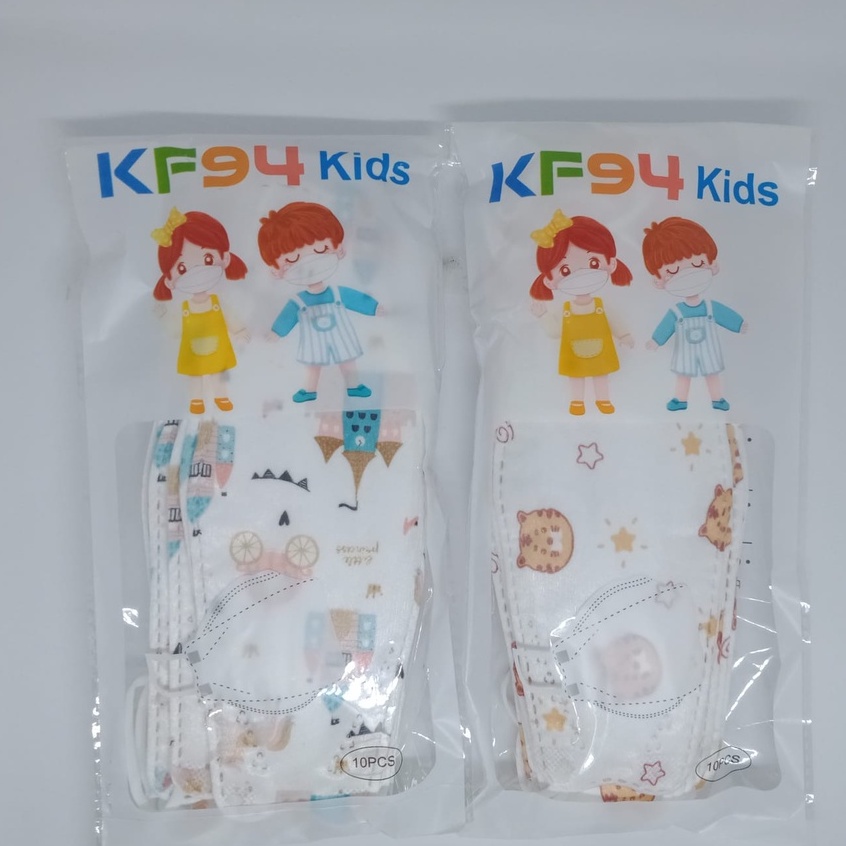 MASKER KF94 ANAK MOTIF  PREMIUM QUALITY ISI 10 PCS