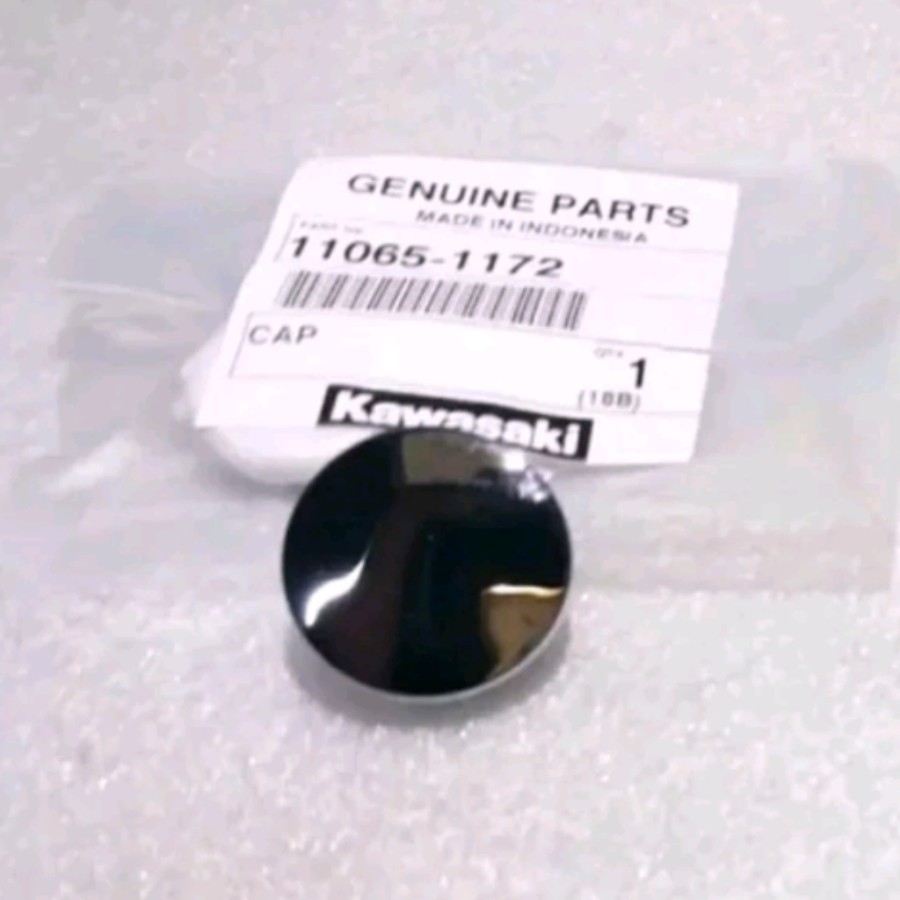Cap KR150K Ninja R RR 11065-1172 Tutup Rangka Arm Kecil Chrome Ori KGP