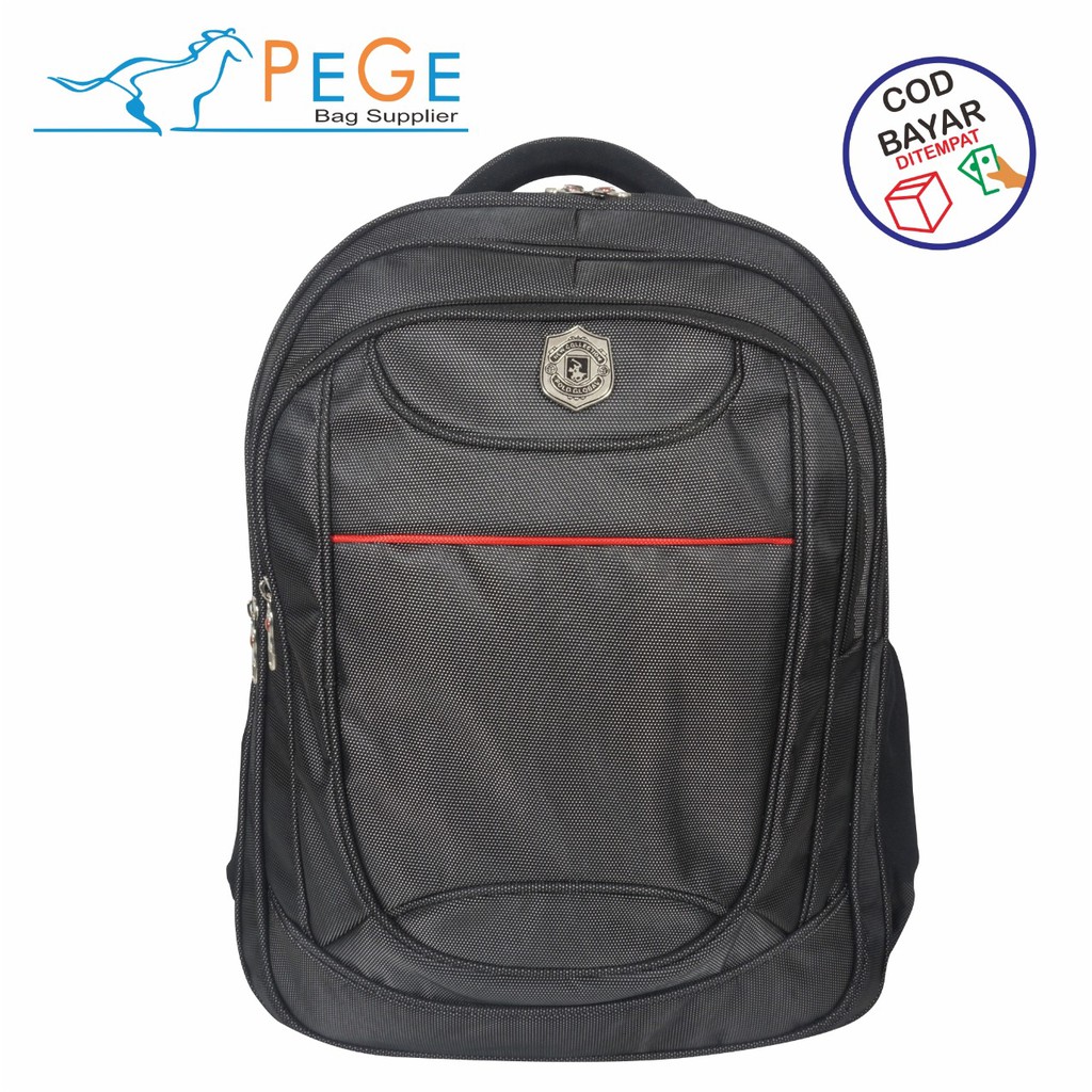 Ransel laptop tas punggung unisex model polo ada slot laptop remaja dewasa backpack tas sekolah