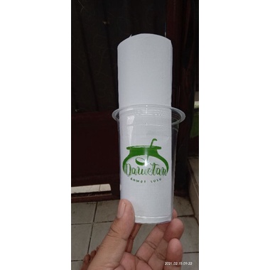 Gelas CUP plastik 16OZ standar CUSTOMIZE