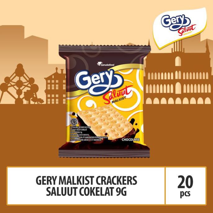 

Big Sale Gery malkist cracker salut coklat -9g By GarudaFood (MALS4) / Pack Cuci Gudang Awal Tahun