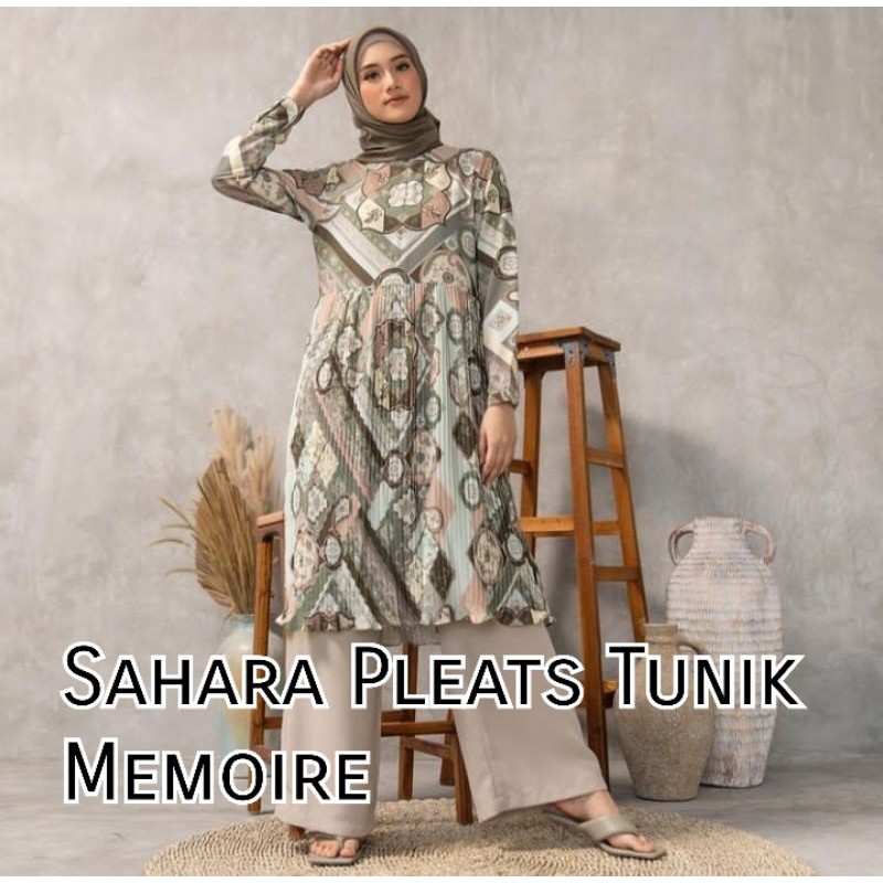 Sahara Pleats Tunik Heaven Lights Memoire