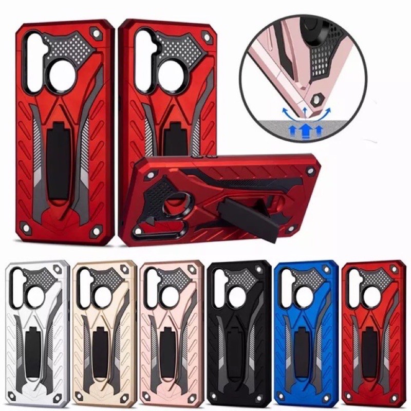 case REALME 2 2 PRO 3 3 PRO 5 5i 5S 5 PRO 6 6i 6 PRO NARZO Hard Case Robot Phantom Standing Transfor