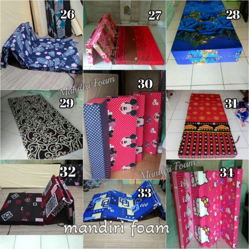 Kasur Lipat GARANSI 10THN   tebal 5 cm SERIM FOAM ORIGINAL