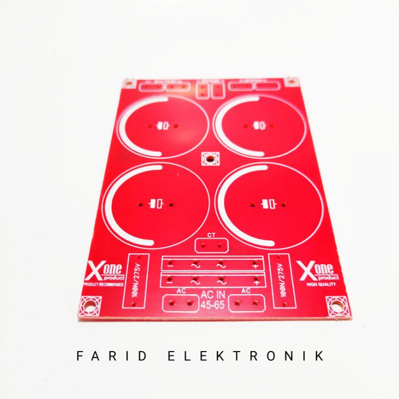 PCB PSU Pcb power supply CLASS AB 4 CAPASITOR