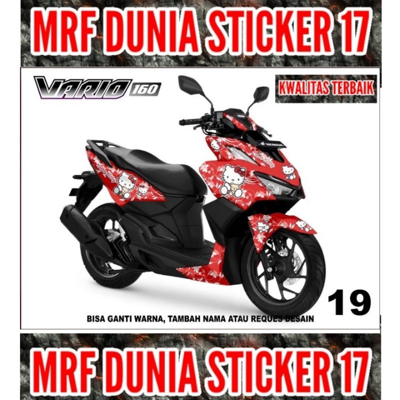 Sticker decal Vario 160 Full Body  Decal Motor Vario 160 Sticker Motor Vario 160 Decal Sticker Motor