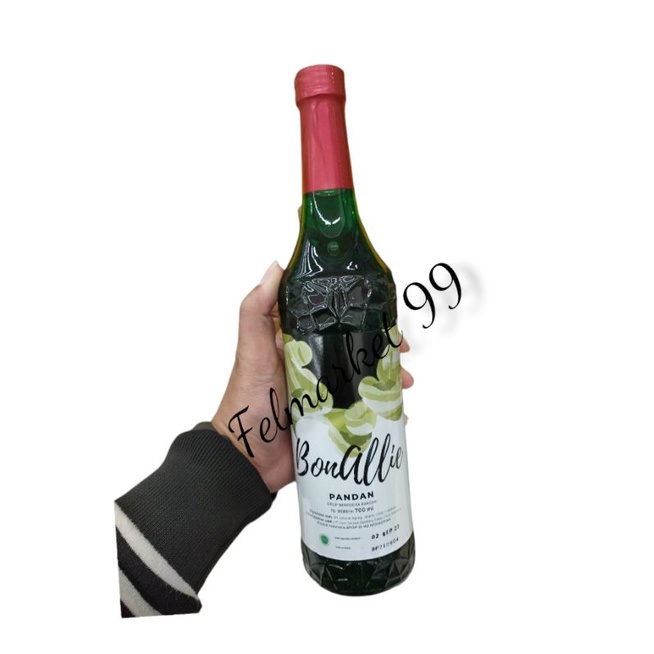 

bonallie syrup rasa pandan | sirup berperisa pandan | 700 ml