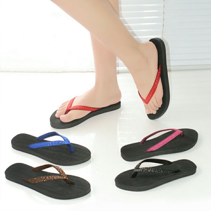 new sandal teplek perak