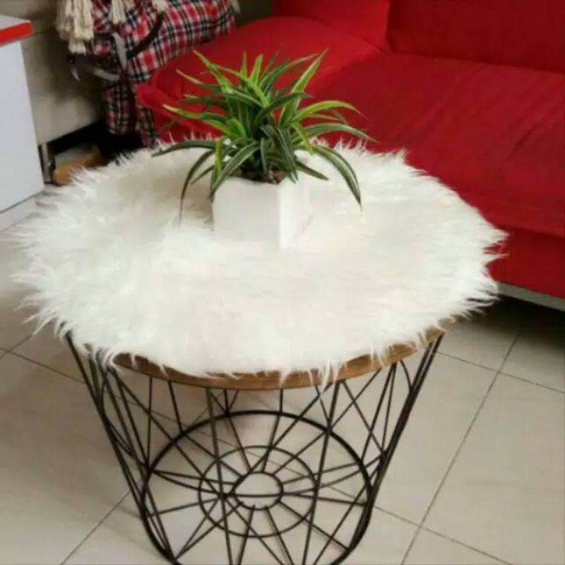 Taplak Bulu Korea Bulat