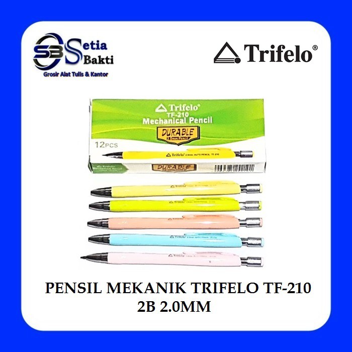 

TRIFELO Pensil Mekanik TF 210 2B 2.0mm - 1 Pcs