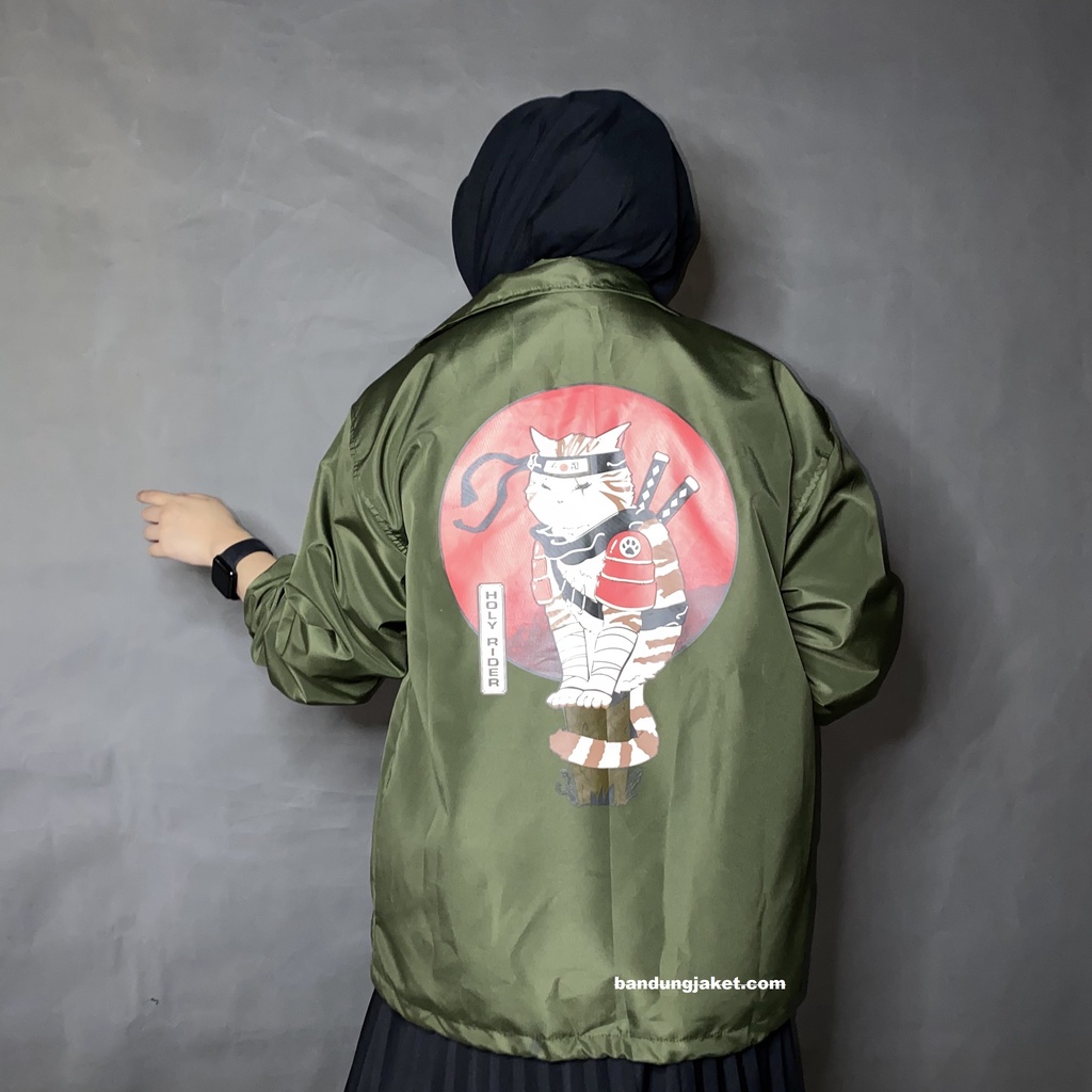 Coach Jacket Cat Warior holyrider ARMY II Jaket Coach model winbacker