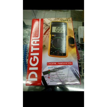 Digital Multimeter DT-9205A alat pengukur alat tes