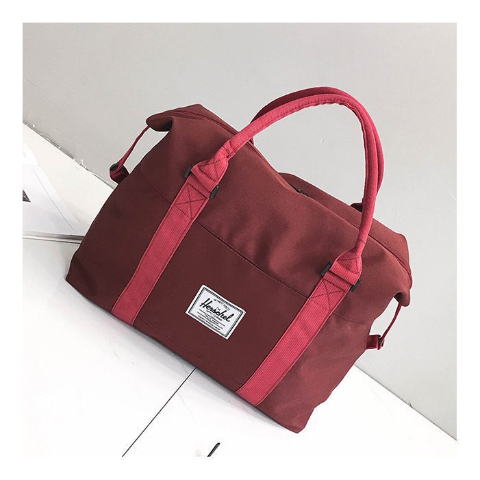 ☼travel business canvas handbag large capacity men’s duffel bag fitness portable short distance