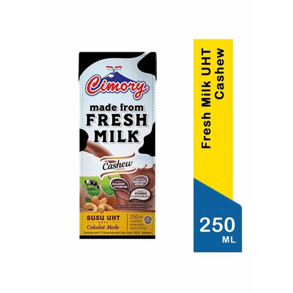 

Cimory Fresh Milk Uht Cashew 250Ml