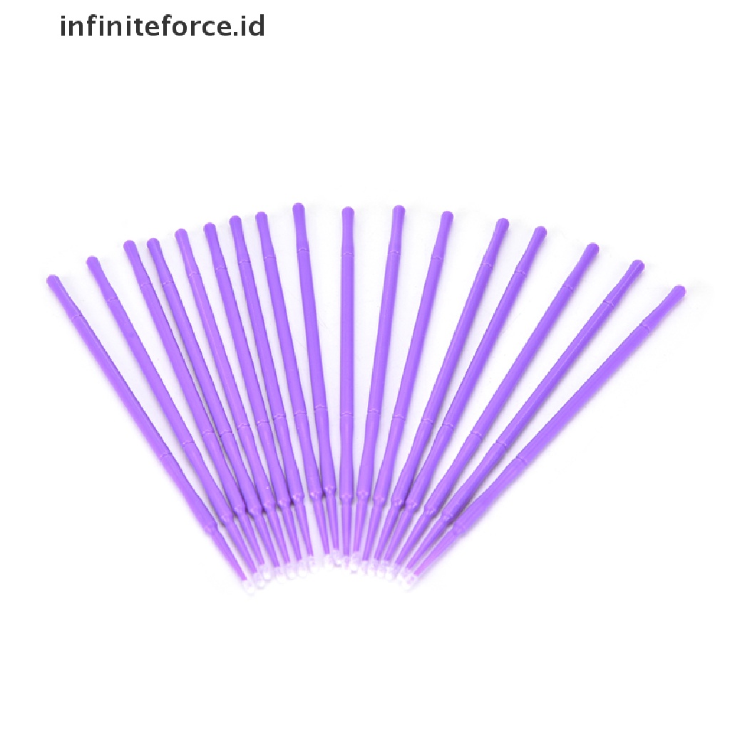 (infiniteforce.id) 100pcs Brush Aplikator Maskara Sekali Pakai