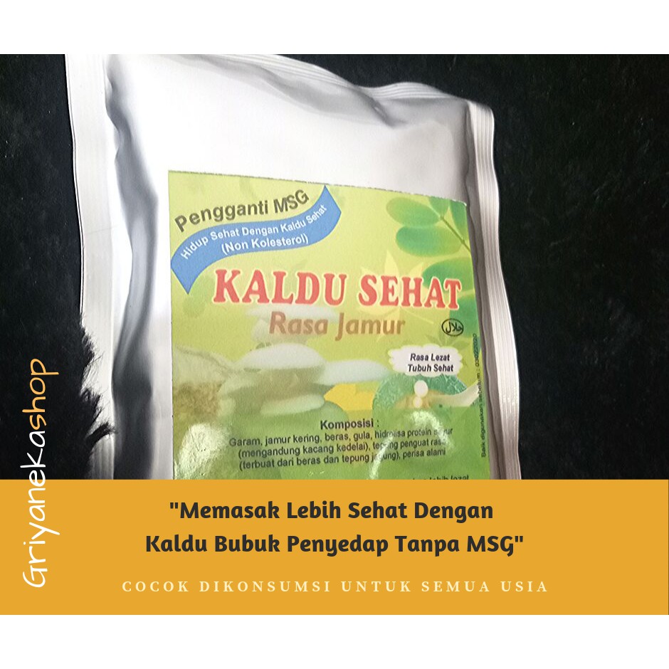 

Kaldu Bubuk Penyedap Tanpa MSG Ekstrak Jamur Alami
